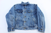 80's Lee Medium Wash Denim Trucker Jacket - Jacket - Thrifted Threads