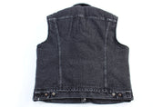 80's Levi's Black Washed Sherpa Lined Vest - Vest - Thrifted Threads