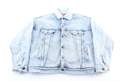 80's Levi's Denim Sherpa Lined Trucker Jacket - ThriftedThreads.com