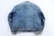 80's Levi's Medium Wash Sherpa Lined Trucker Jacket - Jacket - Thrifted Threads