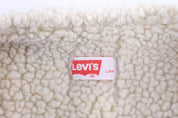 80's Levi's Orange Tab Sherpa Lined Denim Vest - Vest - Thrifted Threads