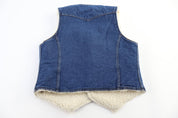 80's Levi's Orange Tab Sherpa Lined Vest - Vest - Thrifted Threads