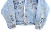 80's Levi's Sherpa Lined Denim Trucker Jacket - Jacket - Thrifted Threads