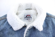 80's Levi's Sherpa Lined Denim Trucker Jacket - Jacket - Thrifted Threads