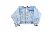 80's Levi's Sherpa Lined Denim Trucker Jacket - Jacket - Thrifted Threads