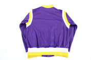 80's Los Angeles Lakers Basketball Track Jacket - Jacket - Thrifted Threads