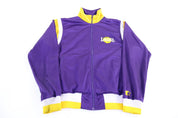 80's Los Angeles Lakers Basketball Track Jacket - Jacket - Thrifted Threads