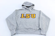80's Louisiana State University Grey Jansport Hoodie - Jackets - Thrifted Threads