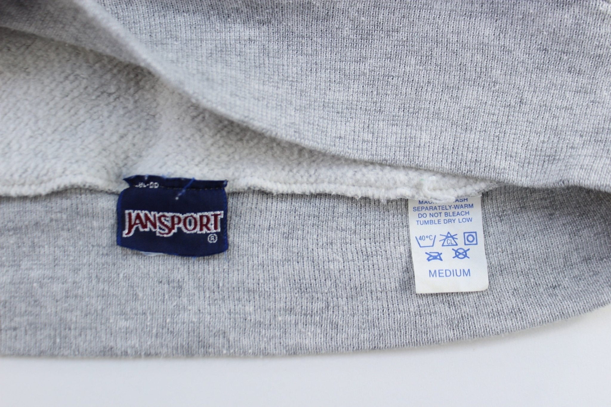 80's Louisiana State University Grey Jansport Hoodie - Jackets - Thrifted Threads