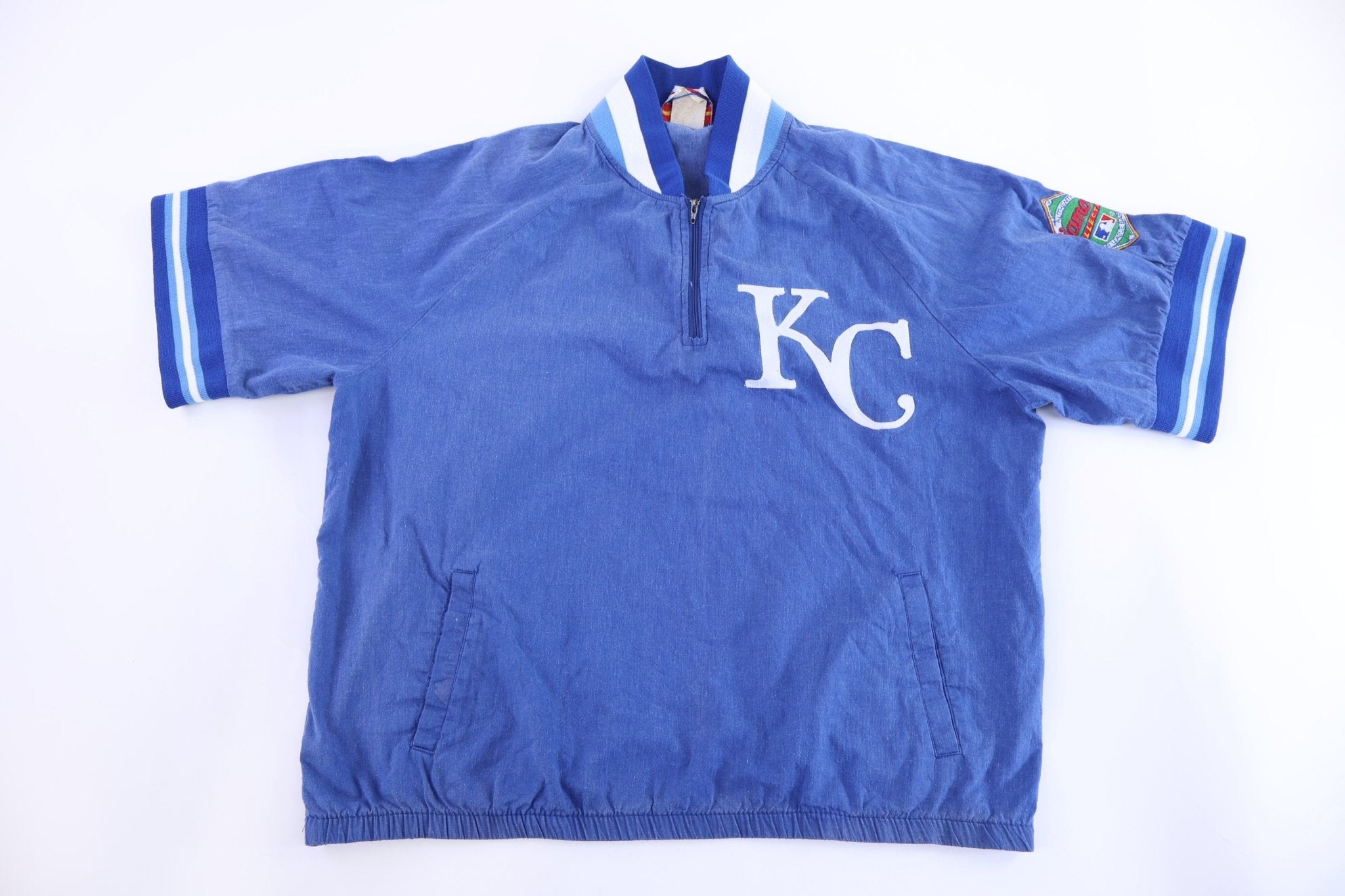 80's Majestic Kansas City Royals Quarter Zip Jersey - Jerseys/Tanks - Thrifted Threads