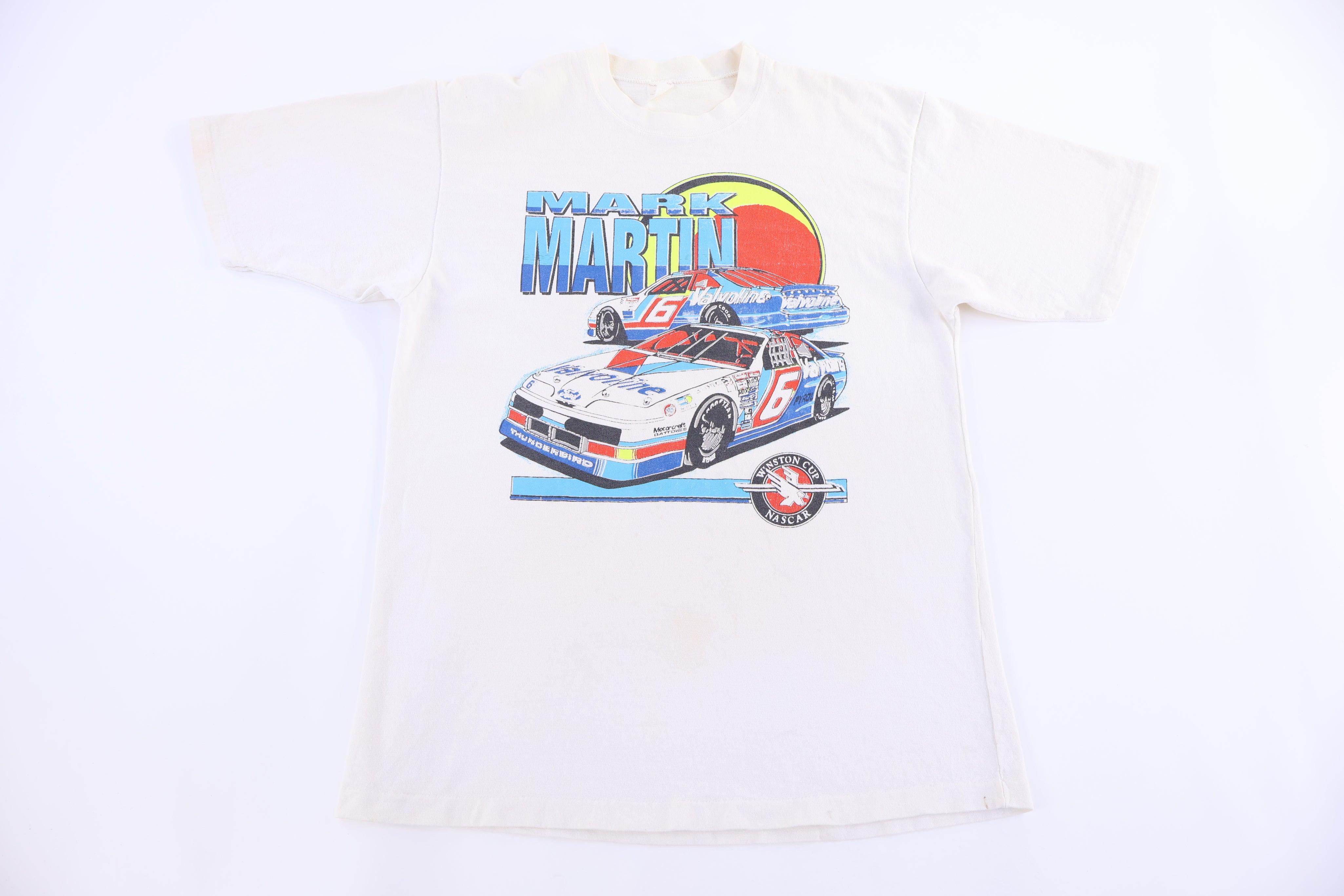 80's Mark Martin Racing Graphic T-shirt - Shirts & Tops - Thrifted Threads