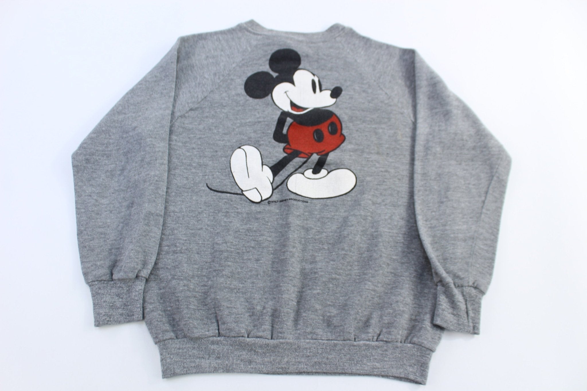 80's Mickey Mouse Graphic Sweatshirt - Sweatshirt - Thrifted Threads