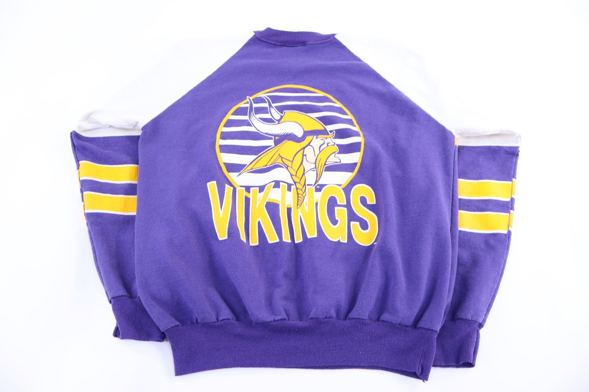 80's Minnesota Vikings Football Sweatshirt - Sweatshirt - Thrifted Threads