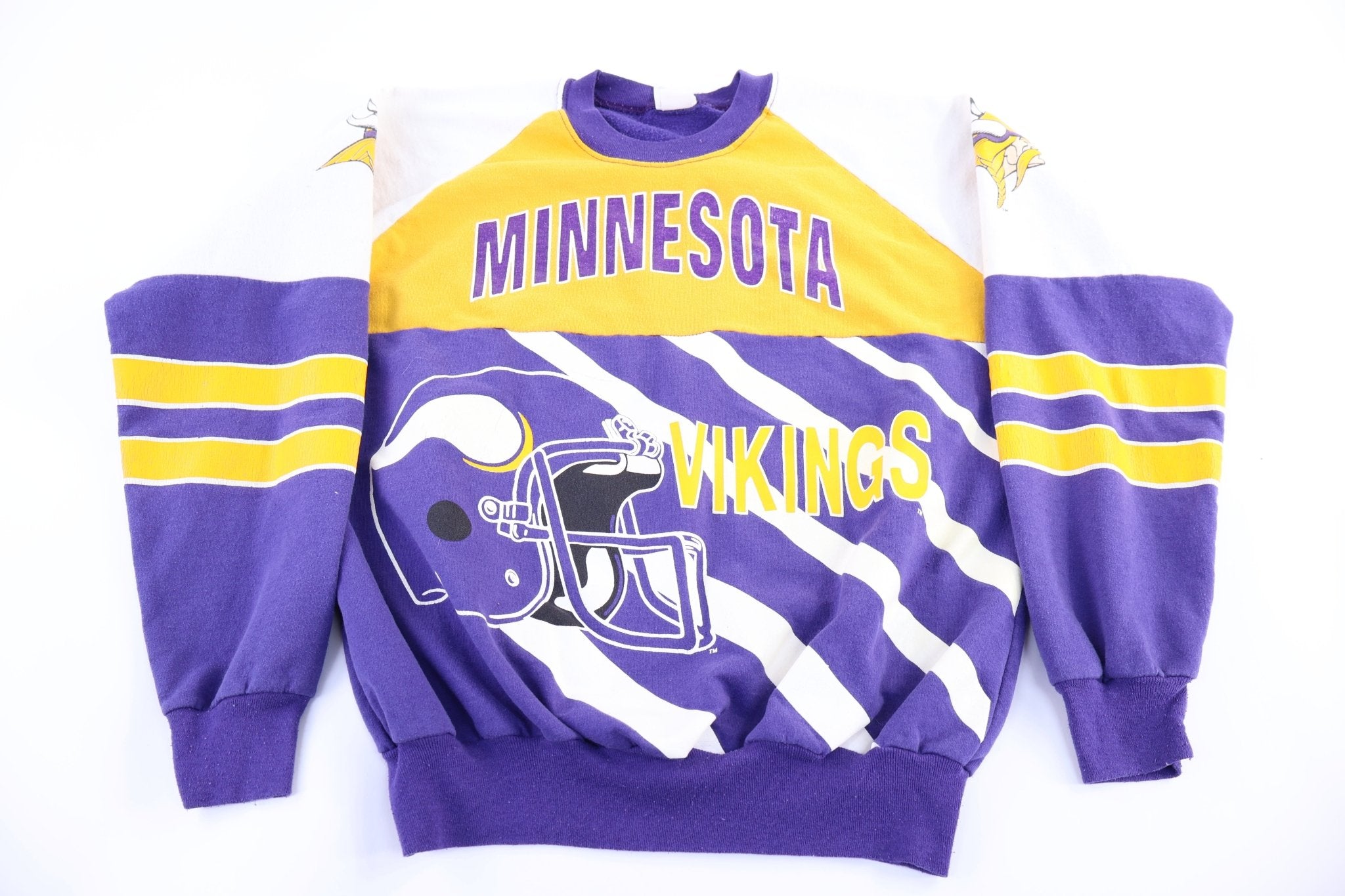 80's Minnesota Vikings Football Sweatshirt - Sweatshirt - Thrifted Threads