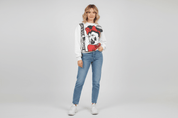 80's Minnie Mouse Graphic Sweatshirt - Sweatshirt - Thrifted Threads