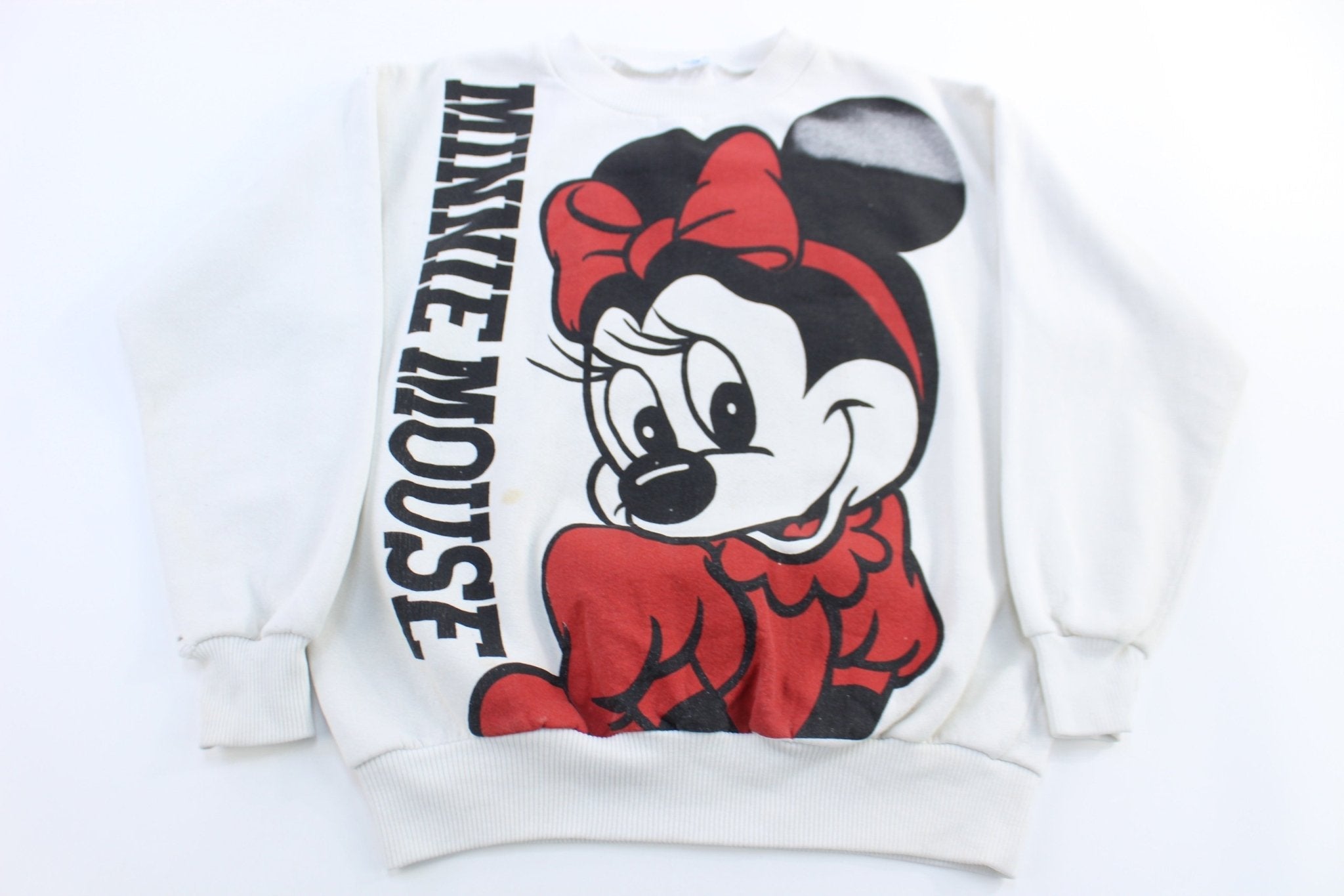 80's Minnie Mouse Graphic Sweatshirt - Sweatshirt - Thrifted Threads