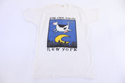 80's New York A Cow A Moon A Big City T-shirt - Shirts & Tops - Thrifted Threads