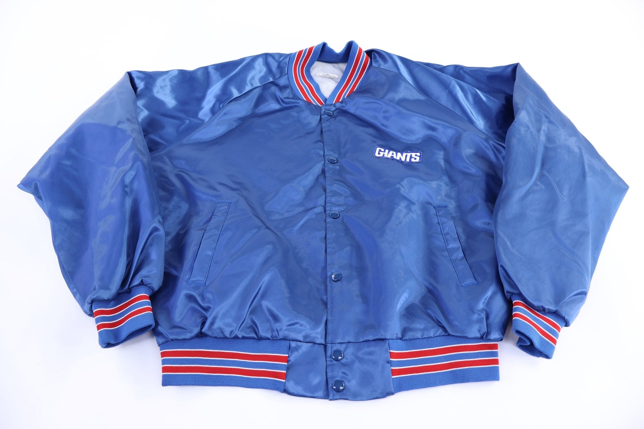 80's New York Giants Bomber Jacket - Jacket - Thrifted Threads