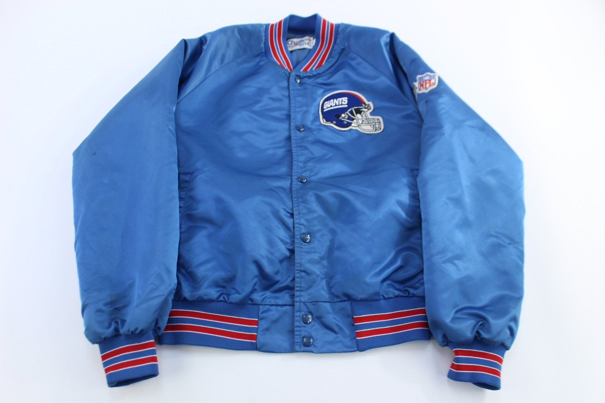 80's New York Giants Bomber Jacket - Jacket - Thrifted Threads
