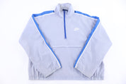 80's Nike Embroidered Logo Half Zip Windbreaker - Jacket - Thrifted Threads