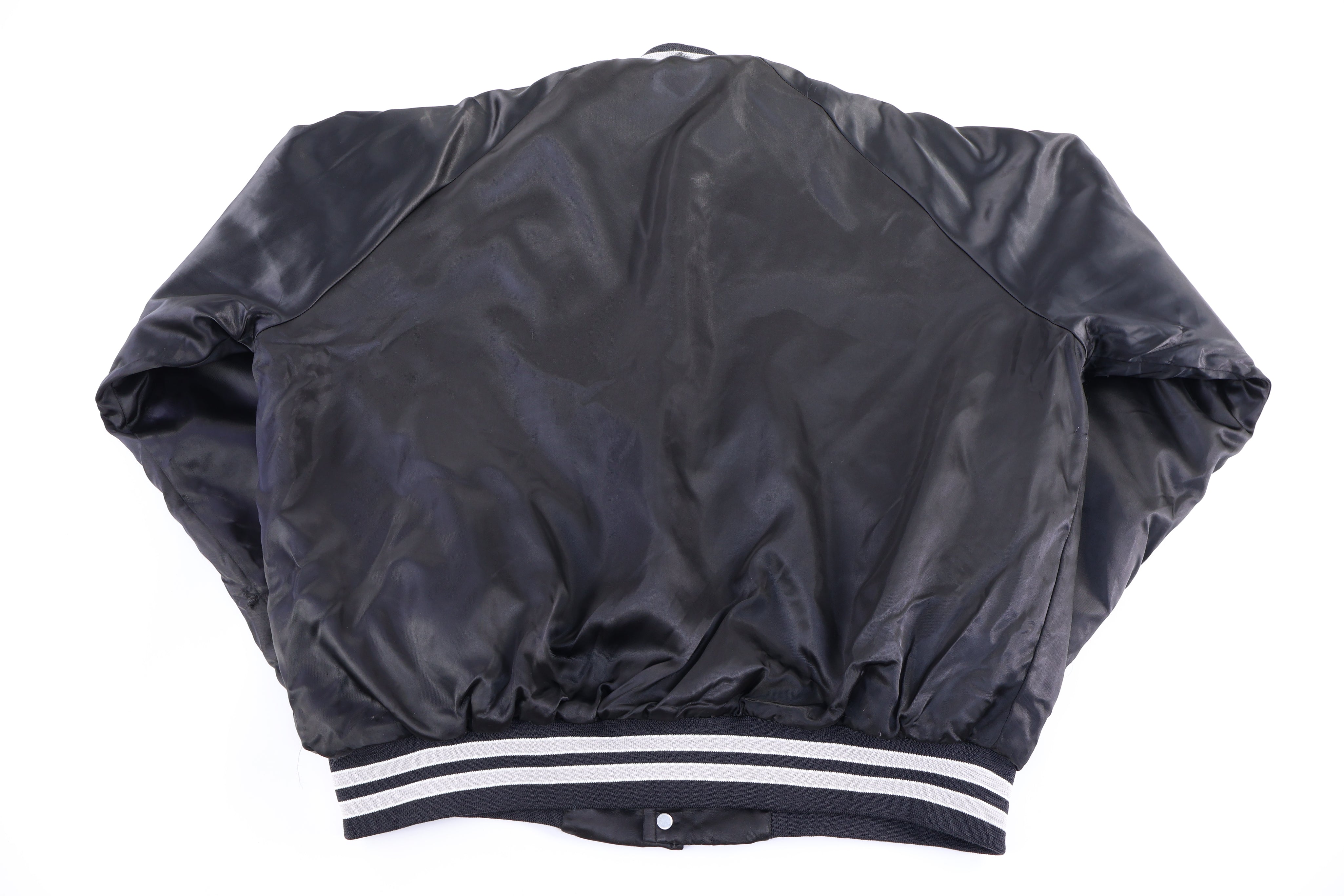80's Oakland Raiders Football Bomber Jacket - Jacket - Thrifted Threads