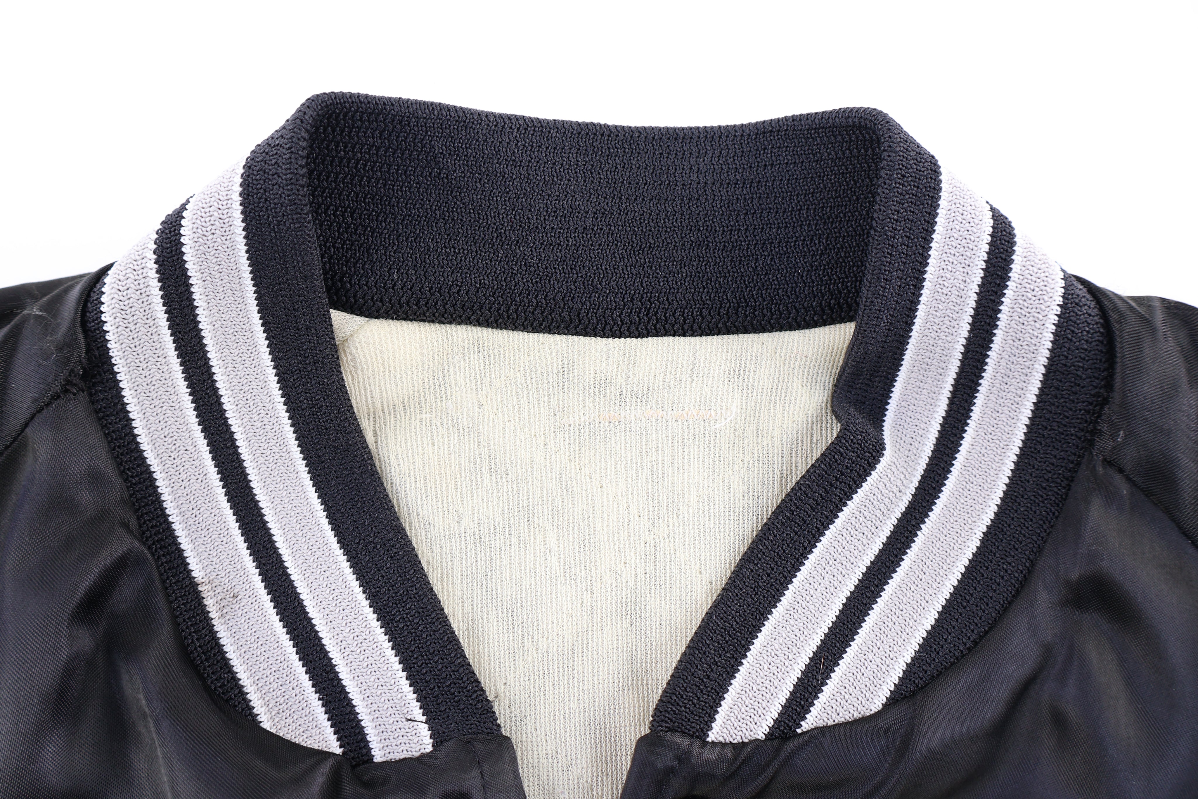 80's Oakland Raiders Football Bomber Jacket - Jacket - Thrifted Threads