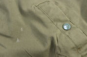 80's Olive Green Full Zip Flight Jacket - Jacket - Thrifted Threads