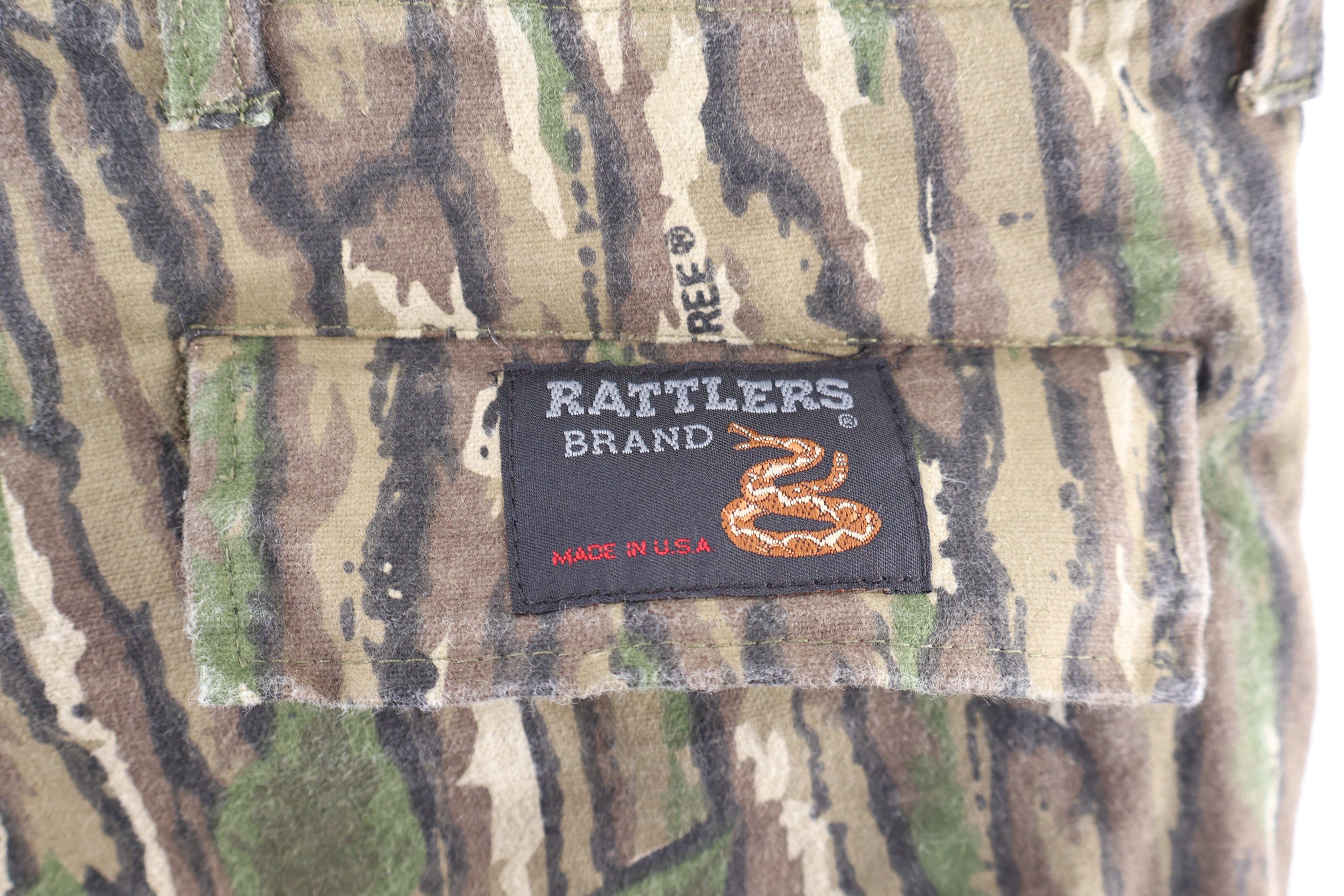 80's Rattlers Brand Camo Cargo Pants - Pants - Thrifted Threads