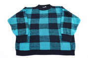 80's Ricki Multipatterned Knit Sweater - Sweater - Thrifted Threads