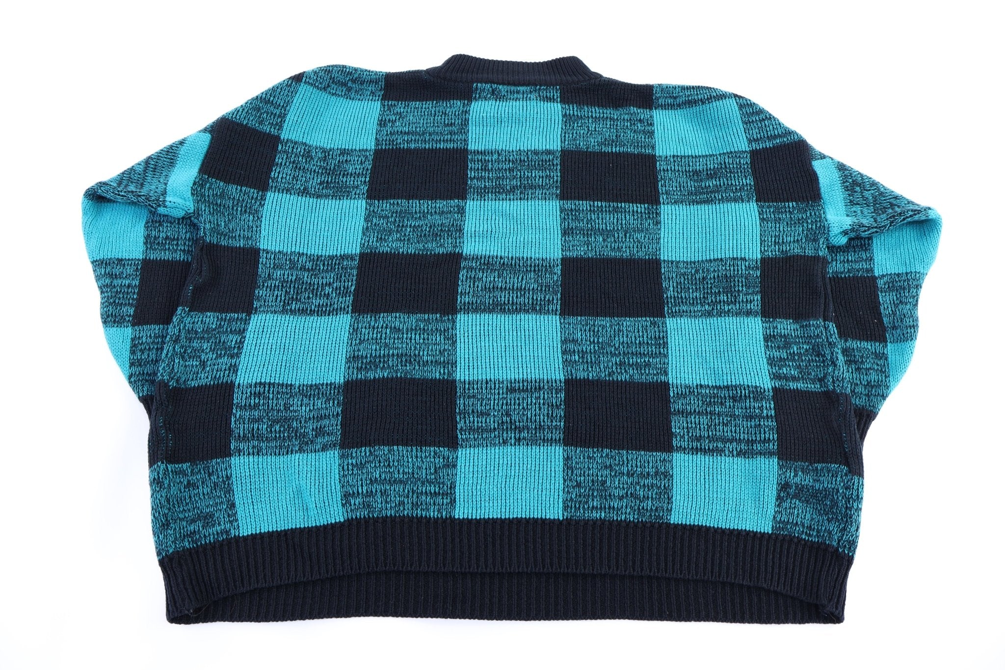 80's Ricki Multipatterned Knit Sweater - Sweater - Thrifted Threads