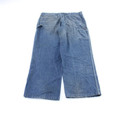 80's Roebucks Denim Carpenter Jeans - ThriftedThreads.com