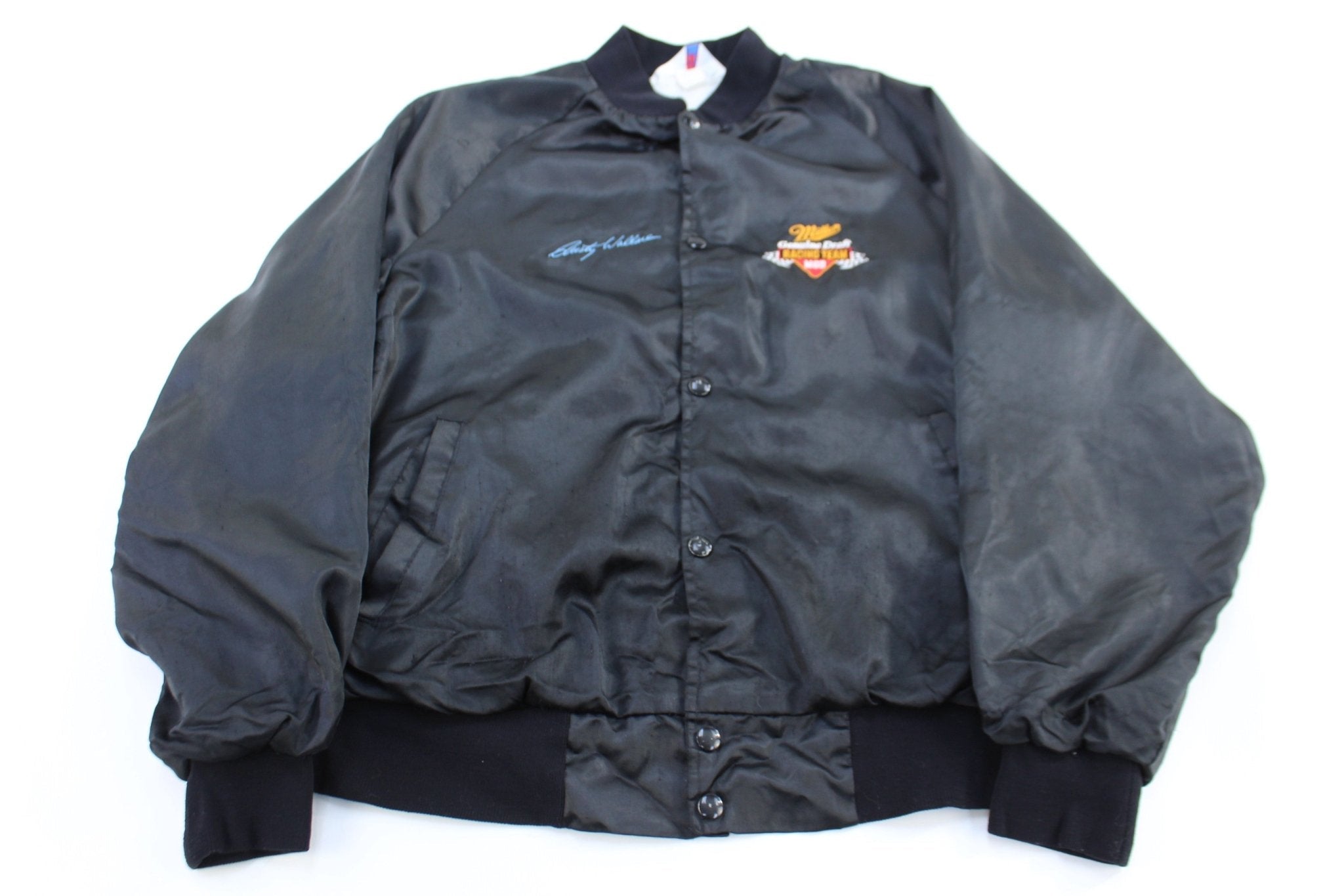 80's Rusty Wallace Racing Bomber Jacket - Jacket - Thrifted Threads