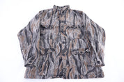 80's Saf Bak Lightweight Camo Chore Jacket - Jacket - Thrifted Threads