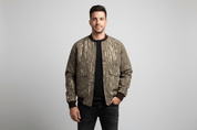 80's Saft Bak Camo Full Zip Jacket - ThriftedThreads.com