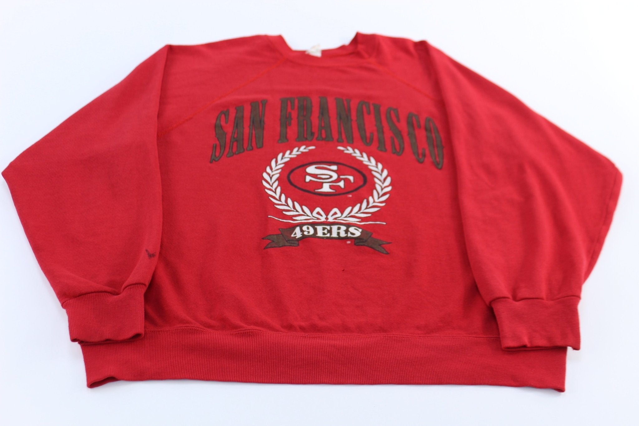 80's San Francisco 49ers Football Sweatshirt - ThriftedThreads.com