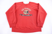 80's San Francisco 49ers Football Sweatshirt - Sweatshirt - Thrifted Threads