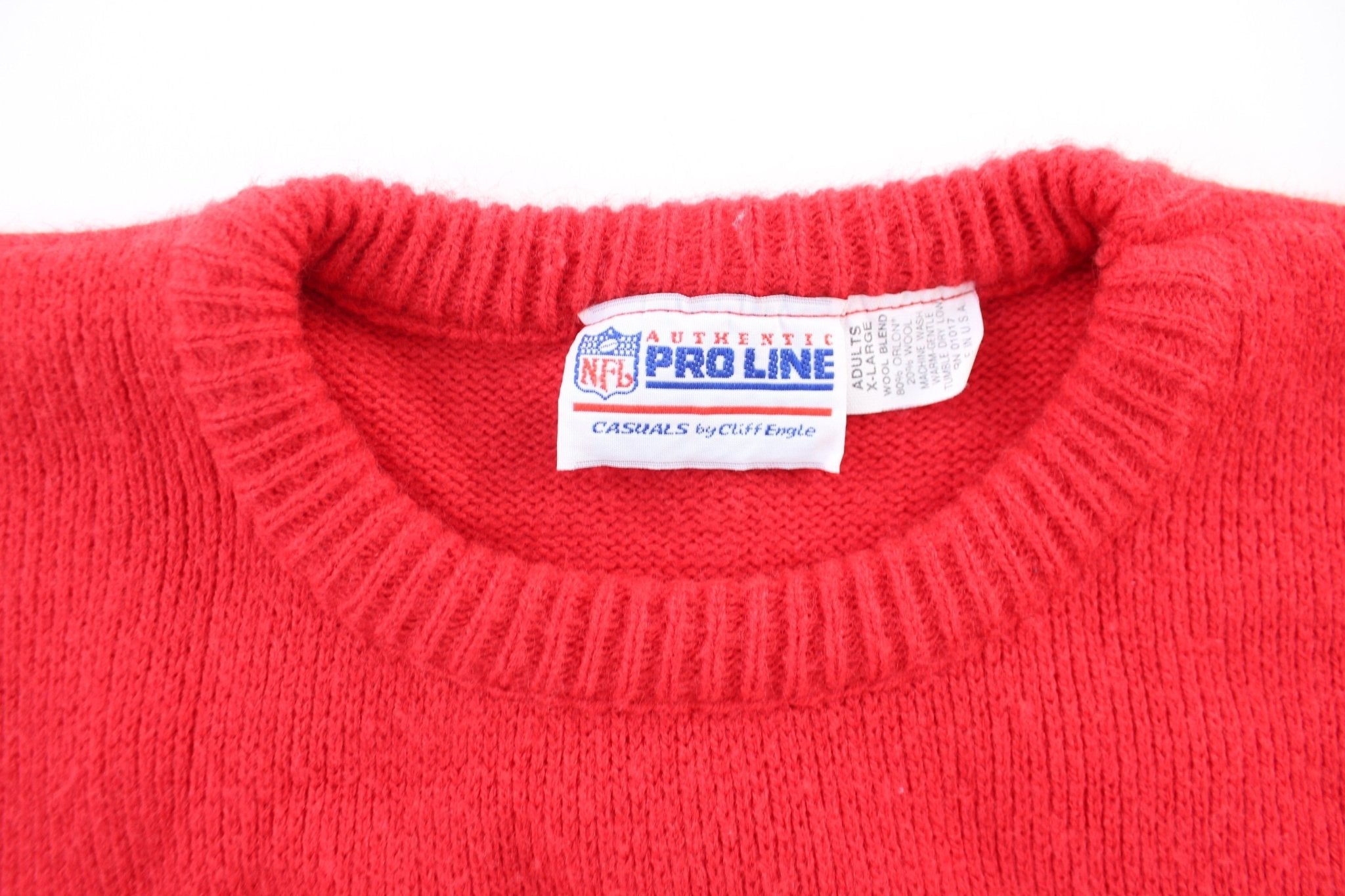 80's San Francisco 49ers Wool Sweater - Sweater - Thrifted Threads