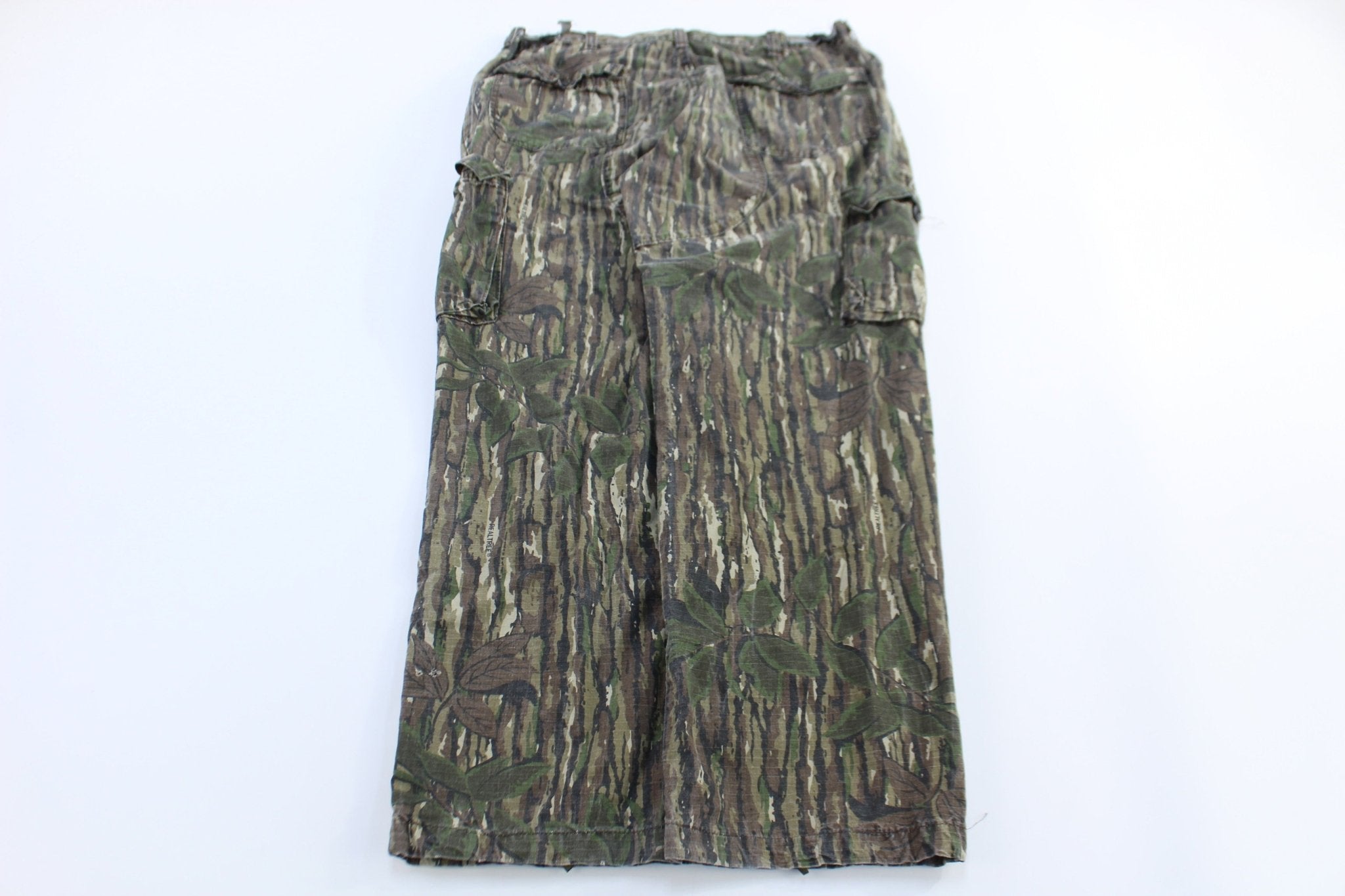 80's Sports Afield Camo Cargo Pants - ThriftedThreads.com