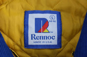 80's Springfield Hockey Corduroy Bomber Jacket - ThriftedThreads.com