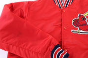 80's Starter St. Louis Cardinals Baseball Bomber Jacket - Jacket - Thrifted Threads