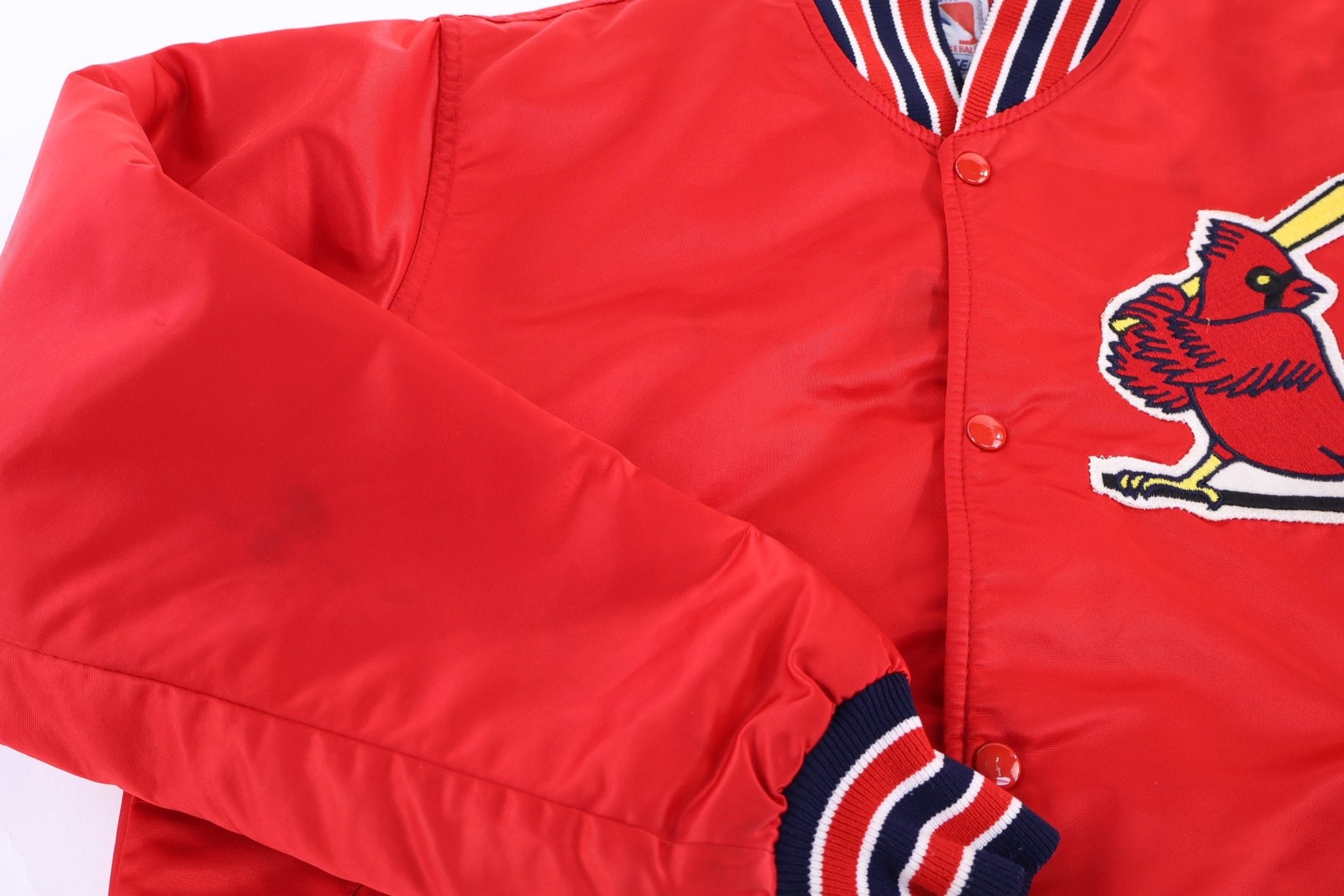 80's Starter St. Louis Cardinals Baseball Bomber Jacket - Jacket - Thrifted Threads