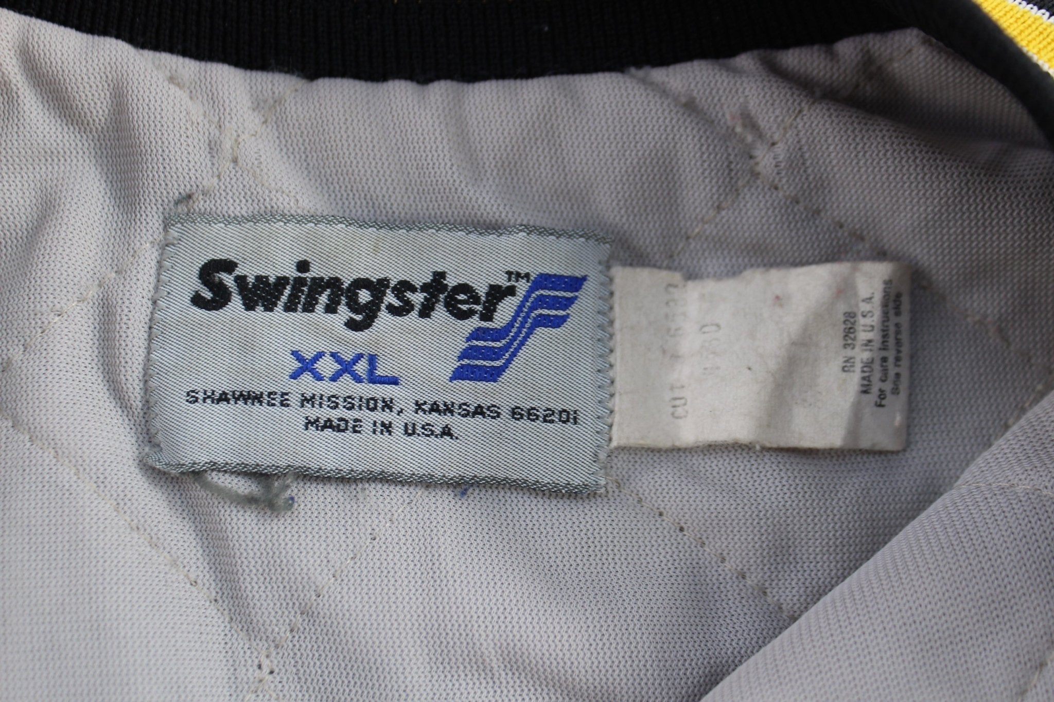 80's Swingster Pittsburgh Steelers Football Bomber Jacket - Jacket - Thrifted Threads
