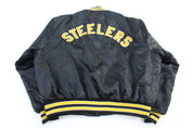 80's Swingster Pittsburgh Steelers Football Bomber Jacket - Jacket - Thrifted Threads