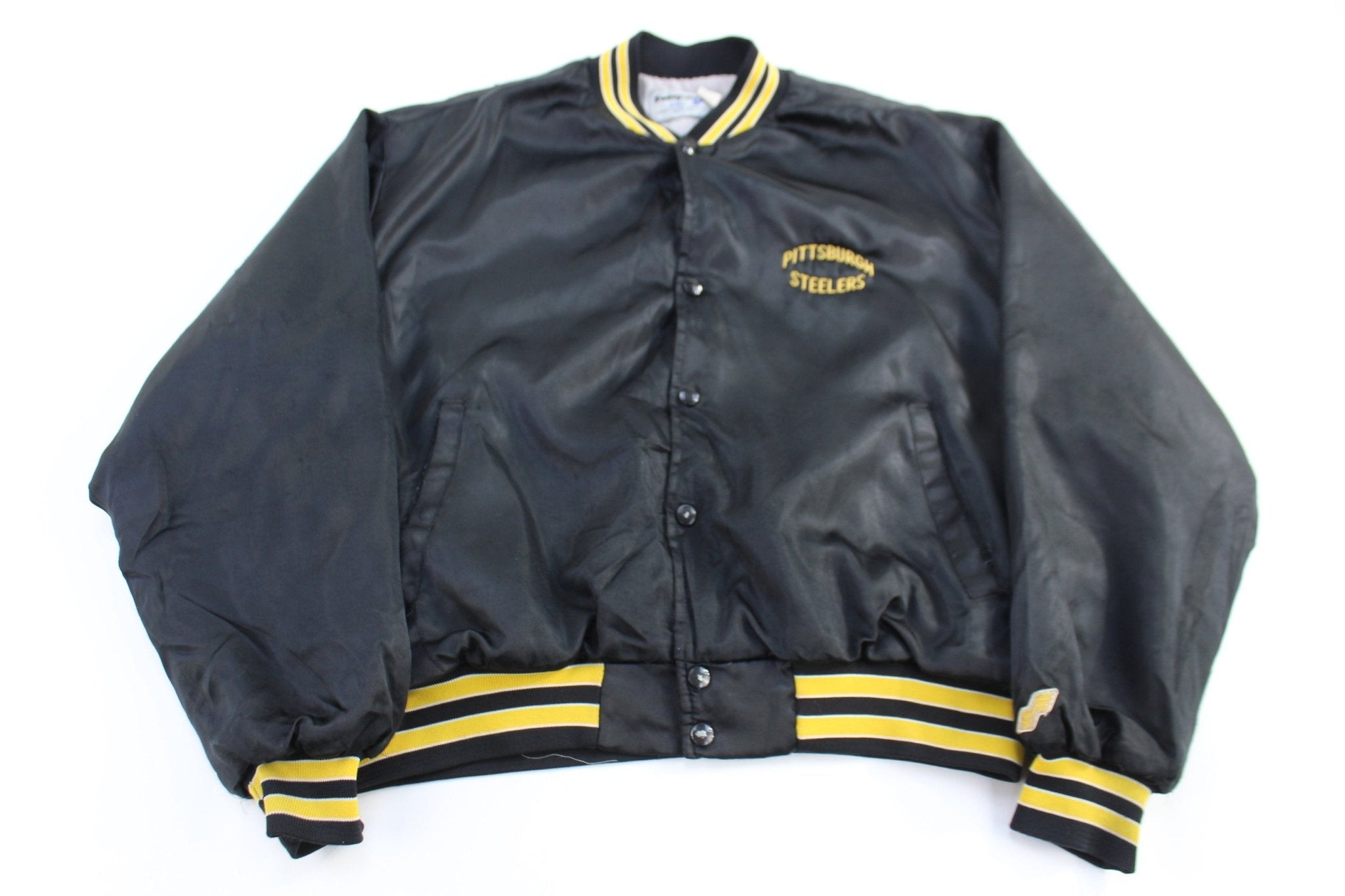 80's Swingster Pittsburgh Steelers Football Bomber Jacket - Jacket - Thrifted Threads