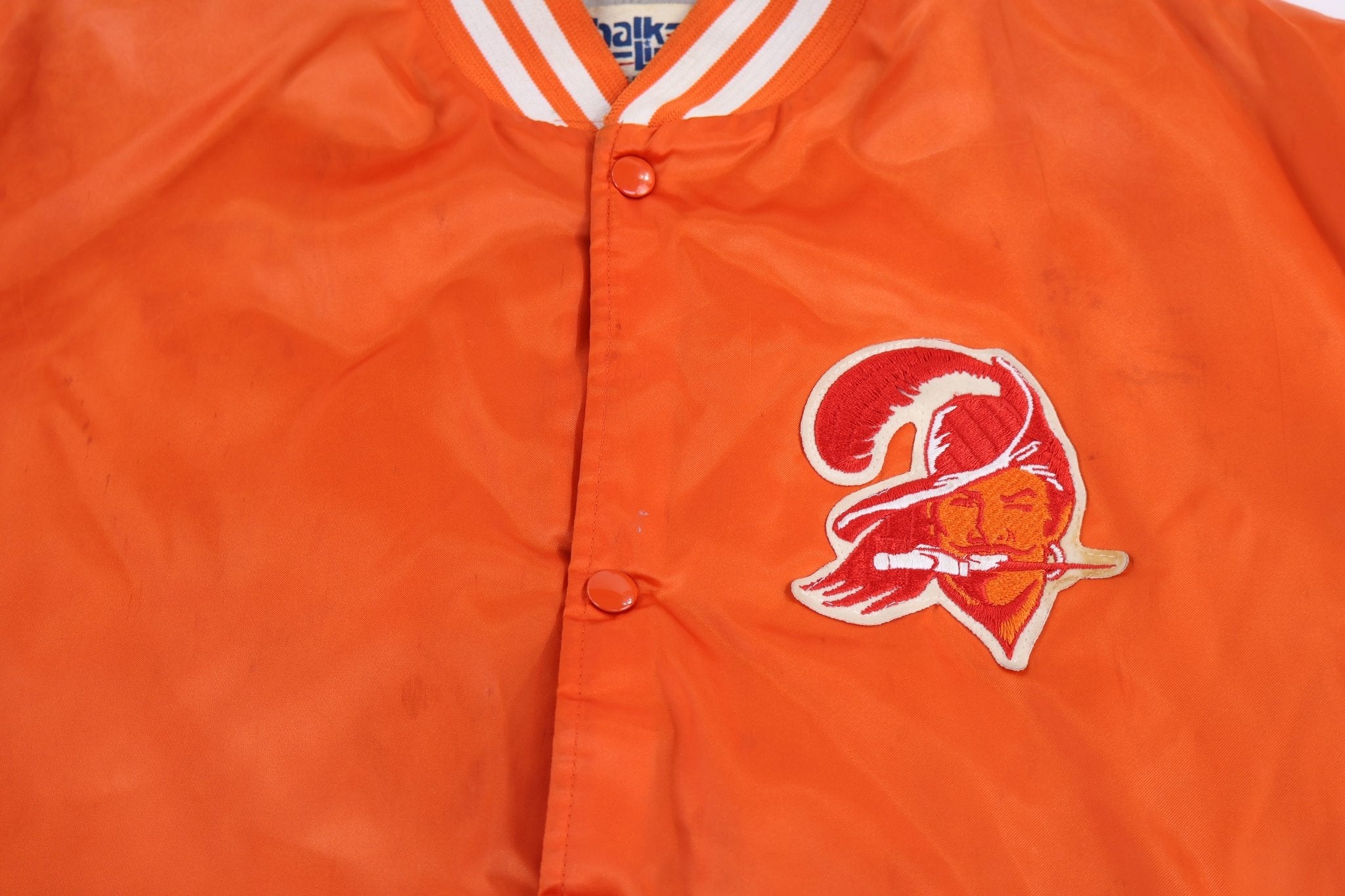 80's Tampa Bay Buccaneers Bomber Jacket - Jacket - Thrifted Threads