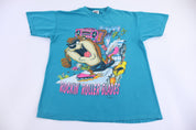 80's Tasmanian Devil Roller Skates Graphic T-shirt - Shirts & Tops - Thrifted Threads