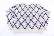 80's The Fox Multipattern Knit Sweater - Sweater - Thrifted Threads