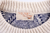 80's The Fox Multipattern Knit Sweater - Sweater - Thrifted Threads