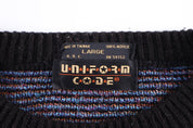80's Uniform Code Multicolor Knit Sweater - Sweater - Thrifted Threads