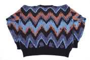 80's Uniform Code Multicolor Knit Sweater - Sweater - Thrifted Threads